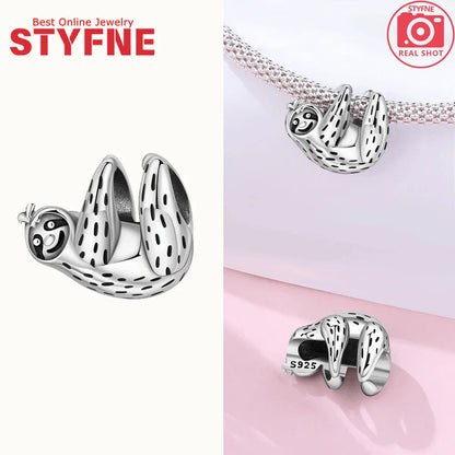 Tier-Serie-Charms, 925er Silber, Esel, Koala, Elefant, niedliche kleine Maus, Perlen-Anhänger, passend für DIY-Original-Armband, Modeschmuck