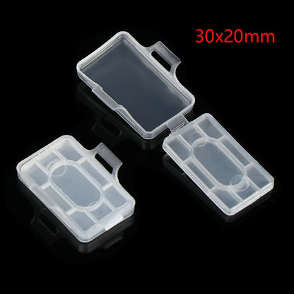 50PCS Display Identifikation Box Kabelbinder Marker Tag Wasserdichte Transparente Kabel Zeichen Karten Label