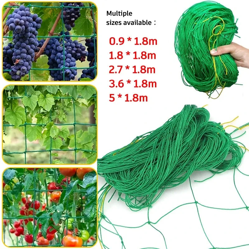 Hochwertiges Garten-Kletternetz aus Starkem Nylon für Kletterpflanzen, Luffa, Morgenblumen, Blumen und Gurkenranken