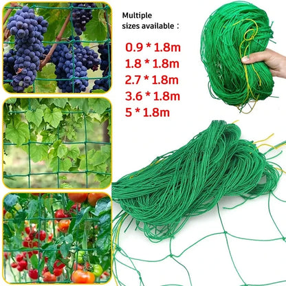 Hochwertiges Garten-Kletternetz aus Starkem Nylon für Kletterpflanzen, Luffa, Morgenblumen, Blumen und Gurkenranken