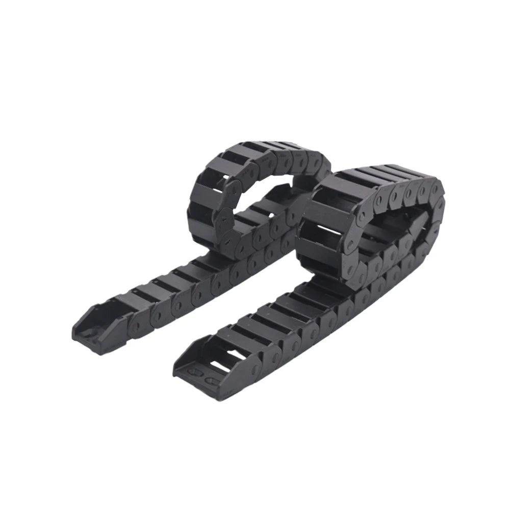 Kabelschutzkette aus Kunststoff 10x10mm 10x15mm 10x20mm 1M Nicht-klappbare offene Schleppkette für Maschinentransmission