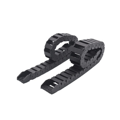 Kabelschutzkette aus Kunststoff 10x10mm 10x15mm 10x20mm 1M Nicht-klappbare offene Schleppkette für Maschinentransmission