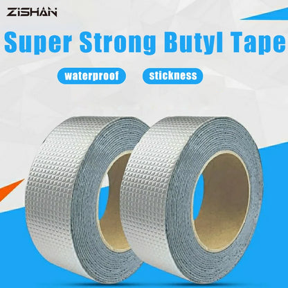 Wasserdichtes Klebeband, hohe Temperaturbeständigkeit, Aluminiumfolie, verdicktes Butylband, Wand, Pool, Dach, Riss, Kanal, Reparatur, versiegeltes Selbstband