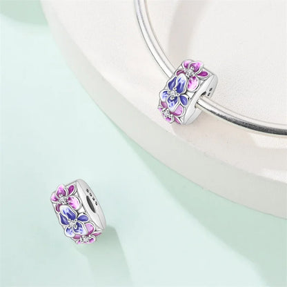 Charms aus 925er Silber, Schmetterling, Libelle, Blumen, Sterne, Mond, Teufelsauge, Abstandsperlen, passend für Qikaola 925 Original-Armbänder, DIY-Schmuck