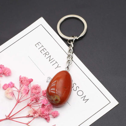 Natürliche rohe Erz Schlüssel anhänger Edelstein Reiki Heilung Quarz Achat Citrin unregelmäßige Stein Anhänger Charms diy Schmuck machen Zubehör