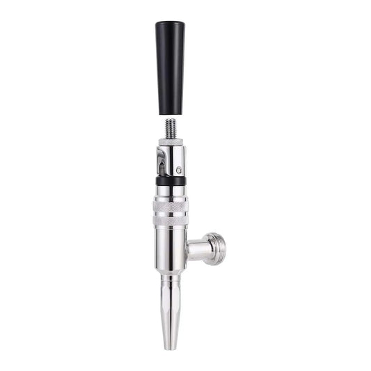 Nitro-Wasserhahn, Stout-Wasserhahn, komplett aus Edelstahl, Stickstoff, Zugluft, Bierturm, Kaltbrühen, Nitro-Fass, Zugluft-Fass-Wasserhahn, 5/8 Zoll BSP-Gewinde