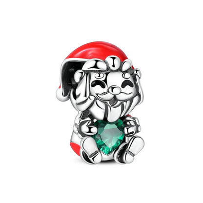 Heißer Verkauf 925er Sterlingsilber Schlitten- und Schneemann-Perlen und Kürbiskopf-Anhänger, passend für Armbänder, Weihnachts- und Halloween-Geschenke