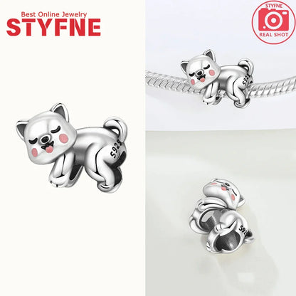 Charm-Perlen aus 925er Silber, Tierserie, Koala, Pinguin, Panda, Chamäleon-Perlen-Anhänger, passend für Original-Armbänder, DIY-Schmuck, Geschenk für Frauen