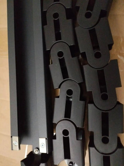 ISRTAO Snake Magnetischer Kabel-Organizer, vertikal, verstellbar unter dem Tisch, Kabelmanagement-Tablett für die Wirbelsäule