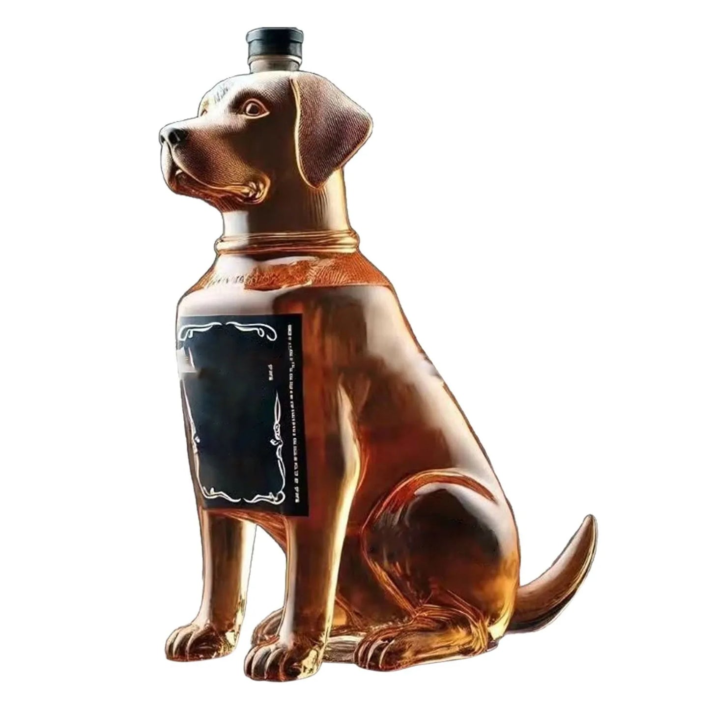 Simulation Dackel Hund Whisky Glas Flasche Dekanter Streich Dackel Dekanter Dekoration Statue Flasche Geeignet für Bars
