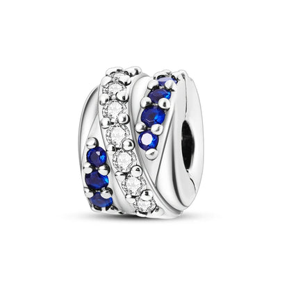 Charm Heiße Verkäufe 925 Sterling Silber Charms Perlen CZ Pave Runde Clip Charms Fit Original Armband Halskette Charms Schmuck Geschenk