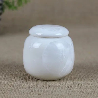 Pet memorial urn for human ashes, personalized pet urn for human cremation, small dog pet, Japanese mourning urn for ashes