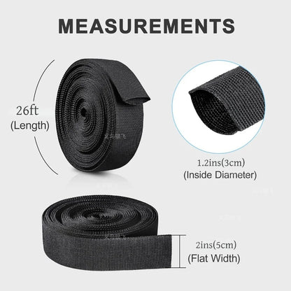 8M Polyester Hydraulikschlauch Schutzhülle Kabelabdeckung Mantelschutz Schwarz Hydraulikschlauch Kabelschutz