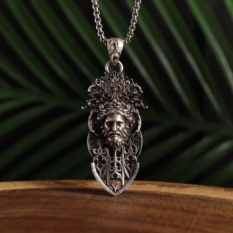 Alte griechische Mythologie Gott König Zeus Anhänger römische Mythologie Jupiter Halskette Männer und Frauen Retro Punk Schmuck Geschenk