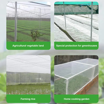 Gartennetz, 10 x 50 Fuß, ultrafeinmaschiges Gewebe, Netzschutz, Pflanzenabdeckung, Bildschirm, Gemüse, Strauch, Obst, Baum, Blumen, Insektenbarriere