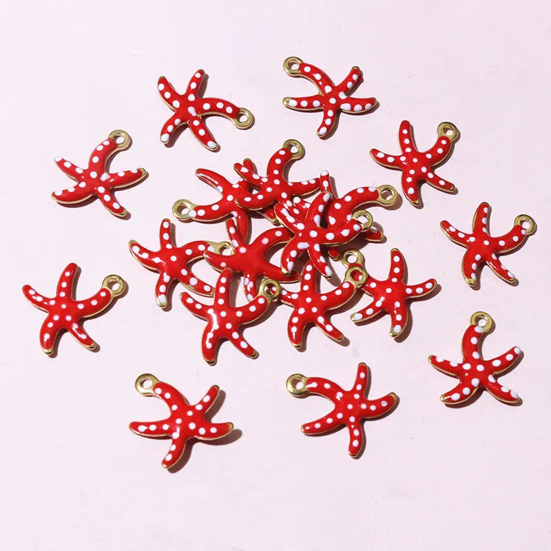 20 Stück 21x10mm Emaille Rose Blumen Anhänger Legierung Metall niedlich Blumen DIY Schmuck Herstellung Zubehör für Halsketten Ohrringe