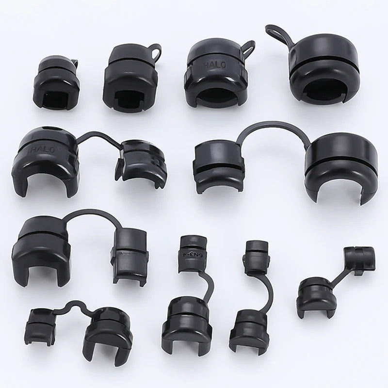 Nylon Netzkabel Schnalle Schutz Draht Hülse Chassis Draht Clip Feste Schnalle Kunststoff Karte Draht Schnalle 2P-4 6N-4 4N-4 7N-2 8P-2