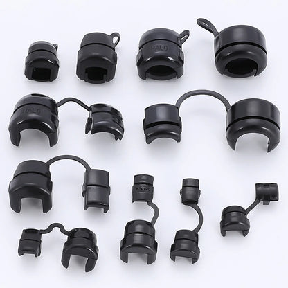 Nylon Netzkabel Schnalle Schutz Draht Hülse Chassis Draht Clip Feste Schnalle Kunststoff Karte Draht Schnalle 2P-4 6N-4 4N-4 7N-2 8P-2