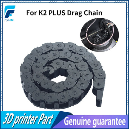 Schleppkette für Creality K2 Plus, offene Schleppkette, Brückentyp, Kabeldrager, 3D-Drucker, verbesserte Teile für K2 Plus