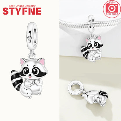 Tier-Serie-Charms, 925er Silber, Esel, Koala, Elefant, niedliche kleine Maus, Perlen-Anhänger, passend für DIY-Original-Armband, Modeschmuck