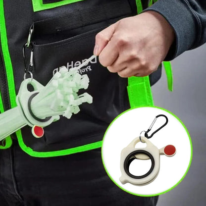 Kunststoff-Kabelbinderhalter, fluoreszierender Kabelbinder-Organizer, wiederverwendbarer elektrischer Kabelbinder-Organizer, Kabelbinder-Aufbewahrungswerkzeug