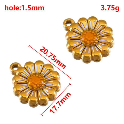 2 Stück 5 Stück Edelstahl Blume Schmetterling Liebe Herz Schleife Anhänger für DIY Halskette Ohrring Geschenk Schmuckherstellung Zubehör
