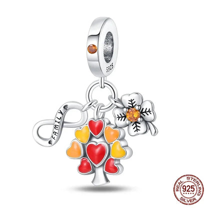 Charms-Perlen aus 925er-Sterlingsilber, modisches Biene- und Honigglas, Sonnenblume, Herbstserie, passend für Original-Armbänder, DIY-Schmuckherstellung