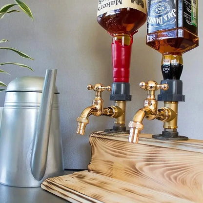 Spender Wasserhahn Whisky Spender Holz Whisky p Holz Weinform geeignet für Freunde sammeln, Familien treffen