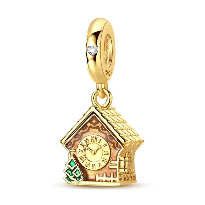 Charms-Perlen aus 925er-Sterlingsilber, Golden Retriever PuppyThe Whale, kann geöffnet und geschlossene Perlen, passend für DIY-Armbänder, edler Schmuck