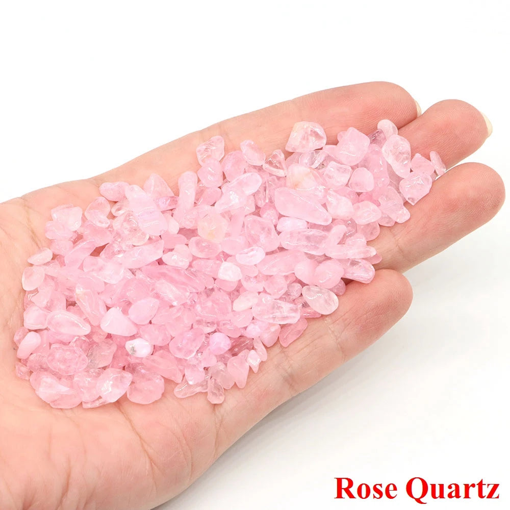 Natürliche Steine Kies Kristalle Chip Quarz Erz Mineralien Reiki Heilung Trommelachate Probe Aquarium Home Dekoration