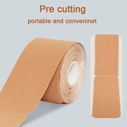 Elastisches Sport-Kinesio-Tape, sportliche Erholungsaufkleber, Fitness-Bandagen, Kinesiologie-Stützpolster, Kniegelenkschutz, 5 m x 5 cm