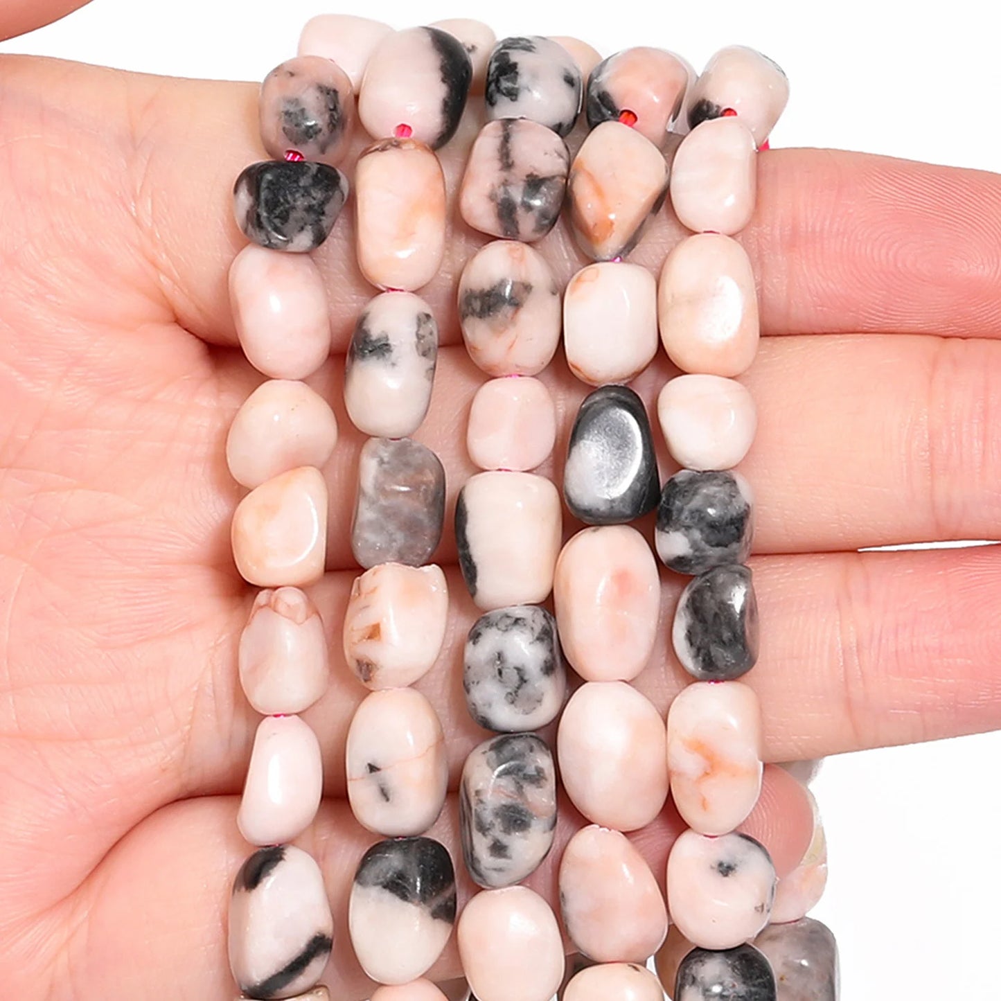 8-10mm unregelmäßige geometrische natürliche Rauchquarz stein DIY lose Perlen für Schmuck herstellung hand gefertigte Armband Accessoires