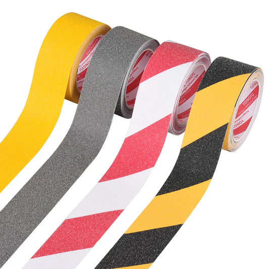 Rutschfestes PVC-Griffbandstreifen, hochreibende Deck-Griffbandstreifen, wasserdichtes und rutschfestes Klebeband für Stufen, Keller, Treppen im Freien