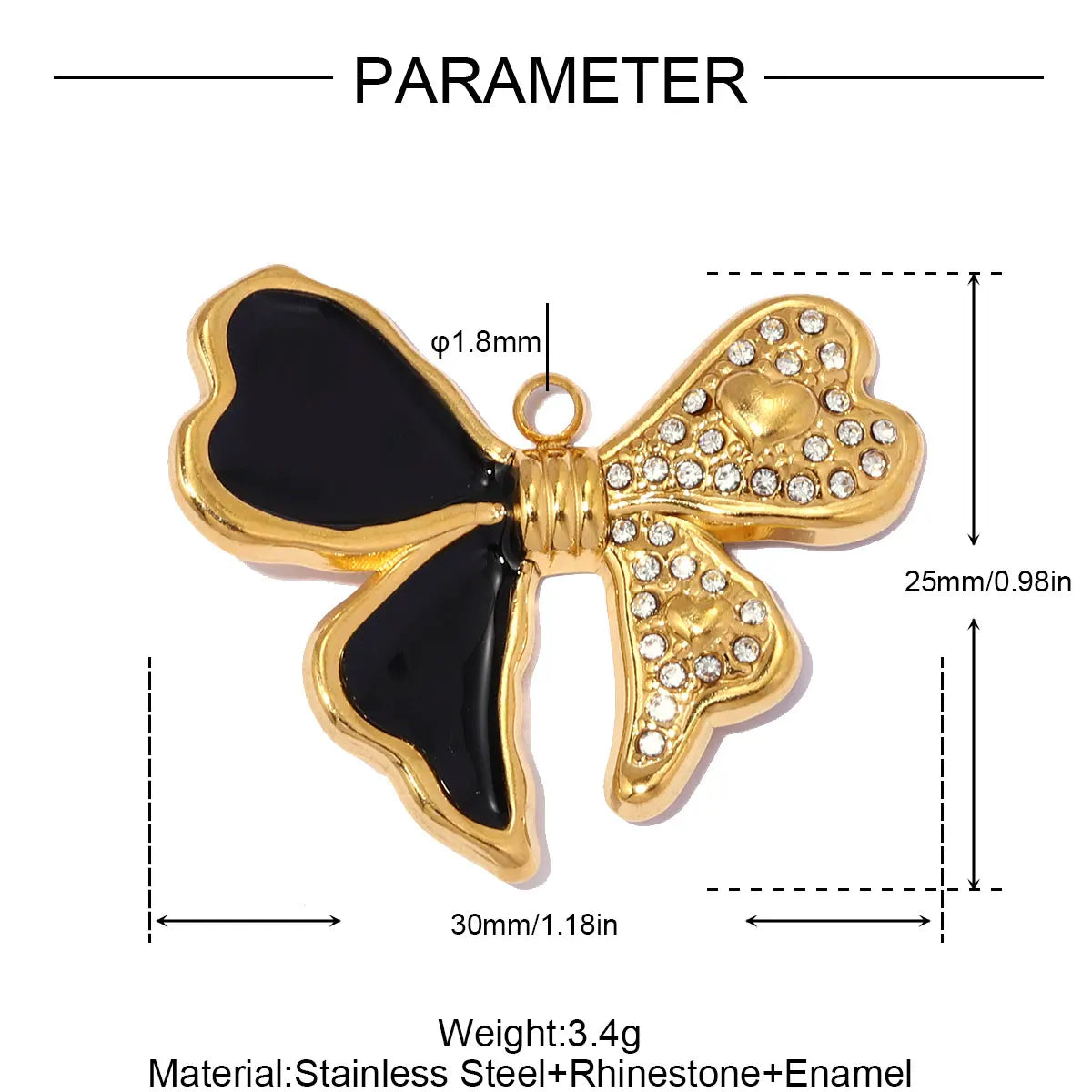 3 Stück/Set Modische Edelstahl Rosen-Blumen DIY Ohrring-Anhänger Herzförmige Halsketten-Anhänger Damen Böser-Blick-Schmuck Großhandel