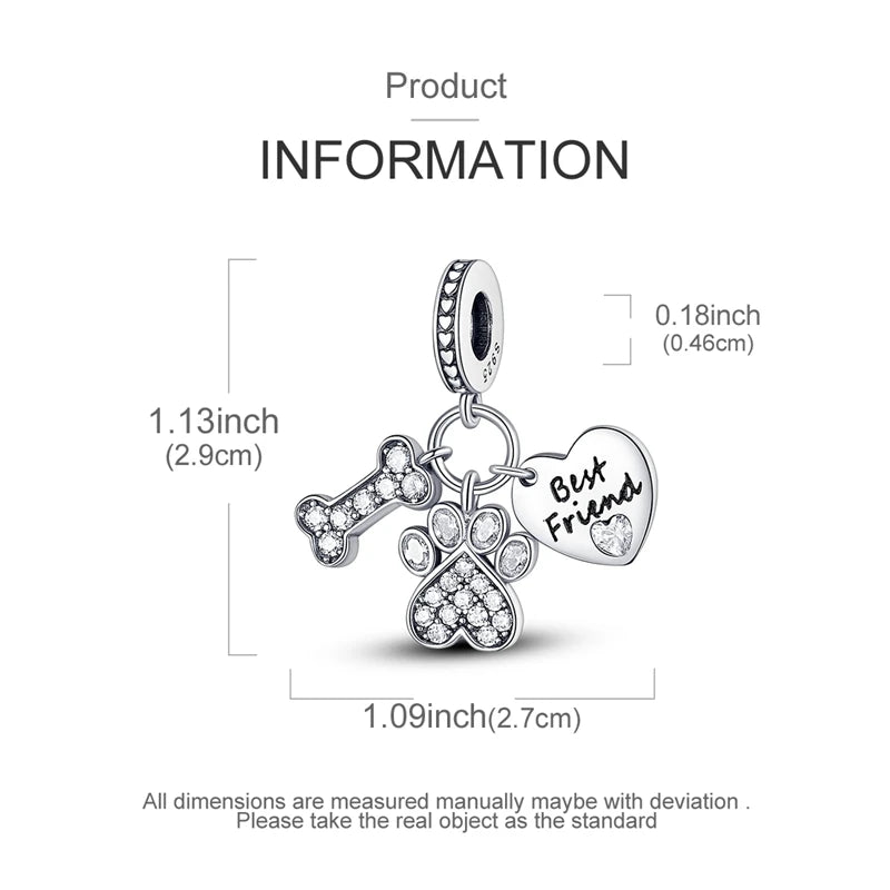 Heiße Verkäufe 925 Sterling Silber Charms Perlen Firefly Elefant Hund Baumeln Fit Original Armband DIY für Frauen Schmuck Geschenk