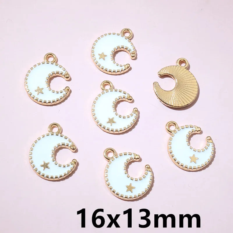 20 Stück 15 x 12 mm Emaille doppelseitig hohle Herz Charms Anhänger DIY Schmuckherstellung Zubehör für Armband Ohrringe Halskette
