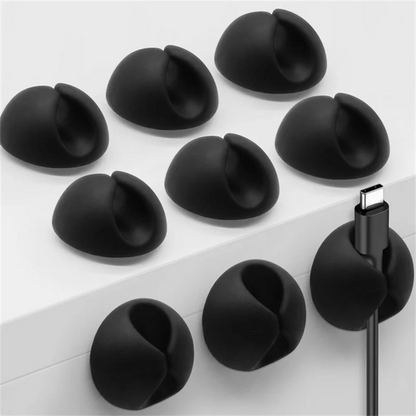 5/10/20/50Pcs Kabel Wickler Organizer USB Ladekabel Clips Schreibtisch Ordentlich Organizer Draht Kabel halter Protektoren In Home Office Auto