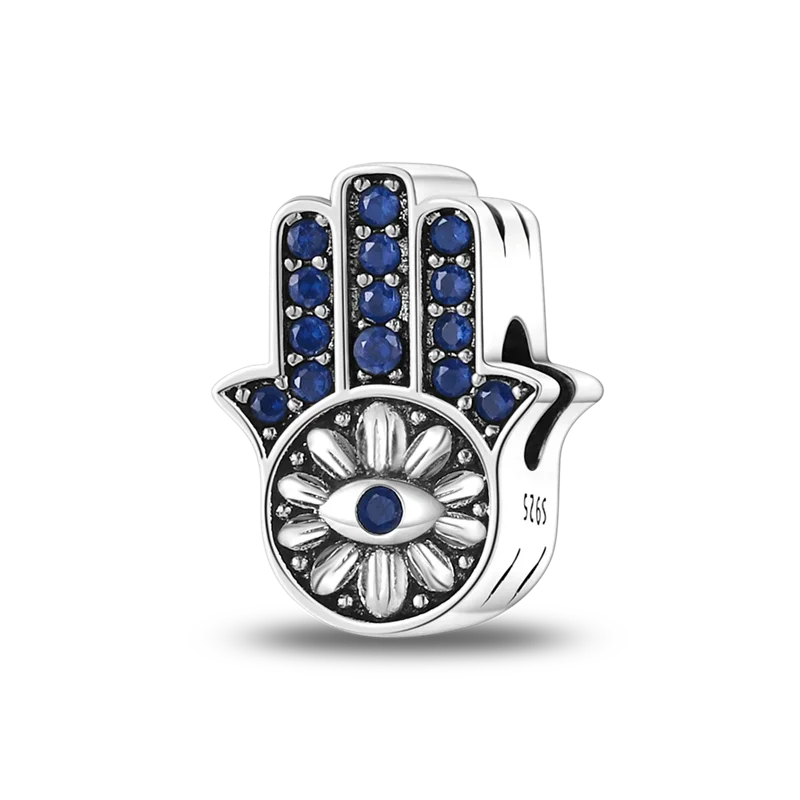 Heißer Verkauf 925 Silber Farbe Evil Eye Charm Dämon Auge Perle Für Original Armband & Armreif DIY Machen Mode Schmuck geschenk
