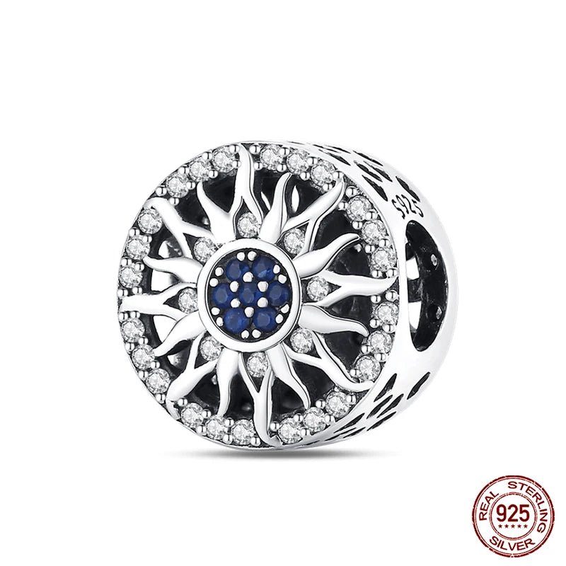 Modische 925er-Sterlingsilber-Charms mit buntem Traumfänger, Perlen für Qikaola 925 Original-Armbänder, exquisiter DIY-Schmuck, Geschenke