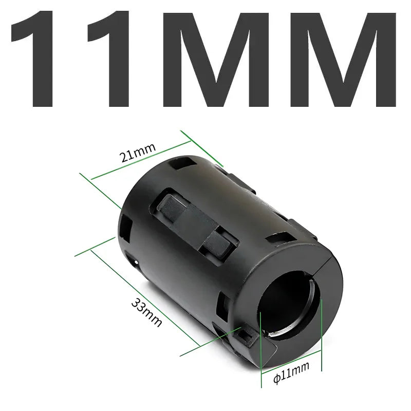 Anti-Interferenz-Schnapp ferrit filter für Kabel 3.5/5/7/9/11/13mm Ferritkern-Drossel klammer emc Innen durchmesser Ent magneti sierungs filter