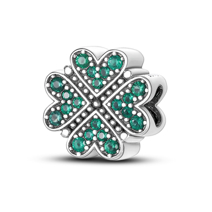 Anhänger aus 925er-Sterlingsilber, grüne Serie, Blumenbaum, Apfel-Anhänger, DIY, feine Perlen, passend für Original-Charms-Armbänder, Damenschmuck, Diy