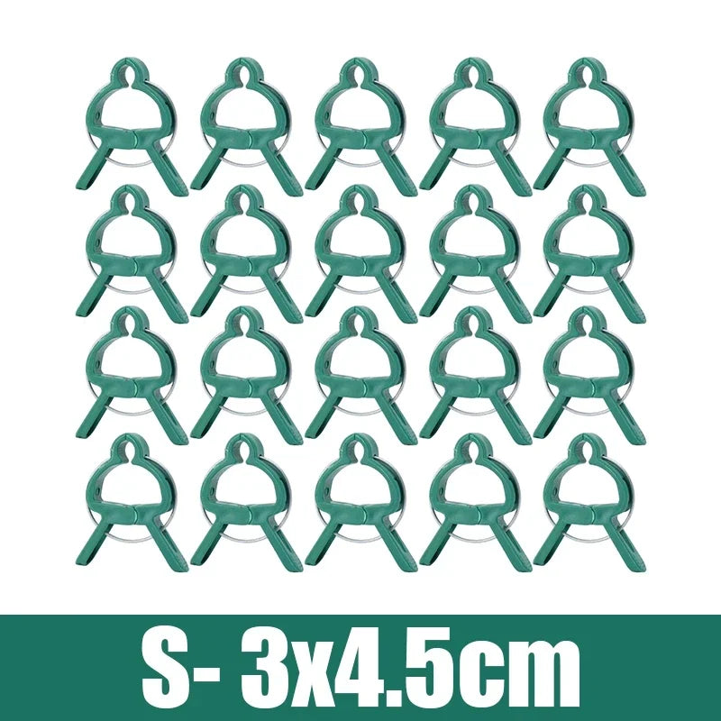 20-120 stücke Anlage Feste Clips Wiederverwendbare Garten Anlage Unterstützung Halterung Für Feste Pflanzen Reben Blume Sämling Stamm Garten Liefert