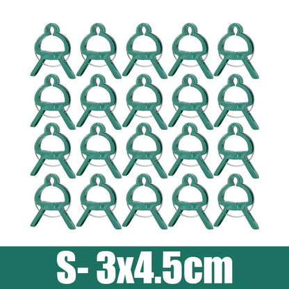 20-120 stücke Anlage Feste Clips Wiederverwendbare Garten Anlage Unterstützung Halterung Für Feste Pflanzen Reben Blume Sämling Stamm Garten Liefert