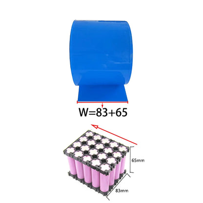 1kg blauer PVC-Schrumpf schlauch Antiker Lithium-Batterie-Schrumpf film blaue Isolierung Wärme schrumpf schlauch