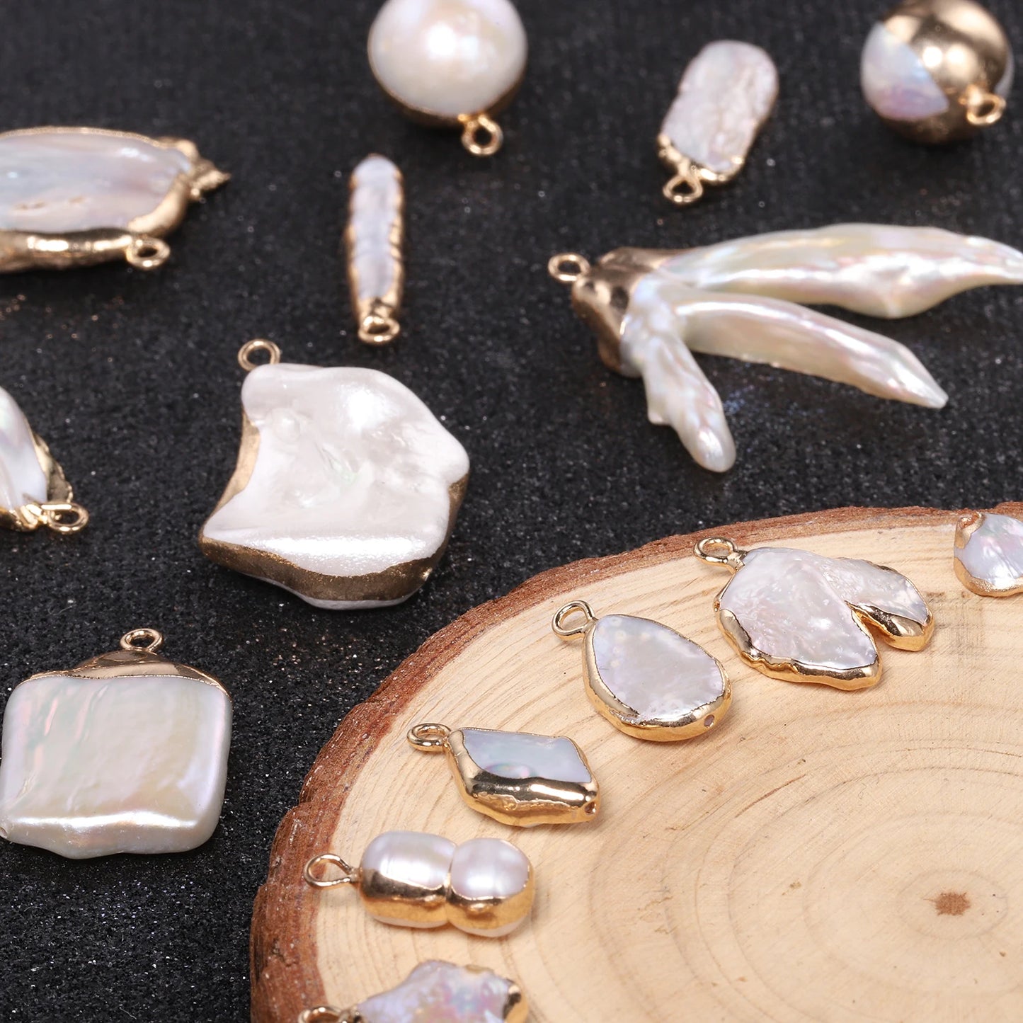 1 stücke Natürliche Süßwasser Perle Anhänger Exquisite Unregelmäßige Barock Geformt Für Schmuck Machen DIY Halskette Armband Zubehör