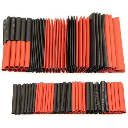 127/328 Stück Schrumpfschlauch mit 300 W Heißluftpistole 2:1 Schrumpfdraht Schrumpfschlauch Kabel verbinden Abdeckung Schutz DIY
