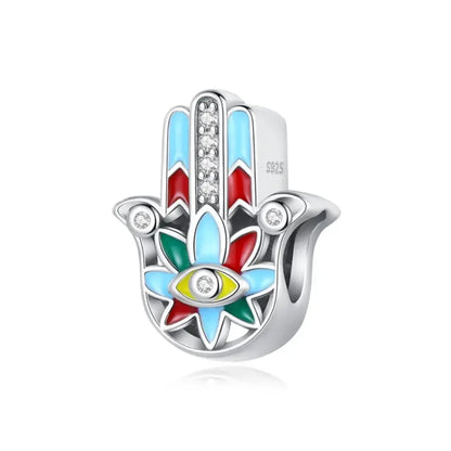 Heißer Verkauf 925 Silber Farbe Evil Eye Charm Dämon Auge Perle Für Original Armband & Armreif DIY Machen Mode Schmuck geschenk