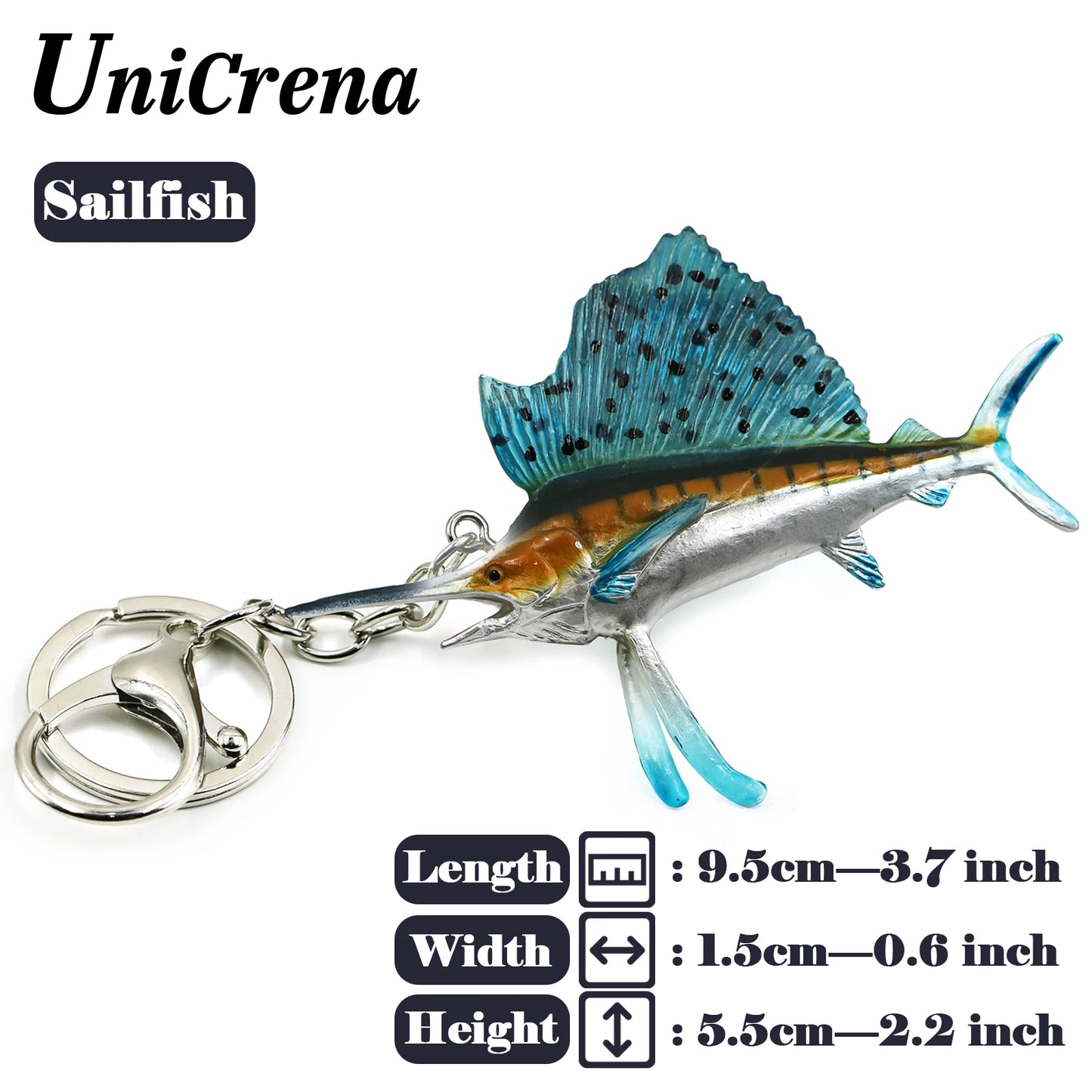 Fisch-Schlüsselanhänger, kreativer handgefertigter Fisch-Modell-Schlüsselanhänger, Forelle/Schnapper/Thunfisch/Salmon/Barsch, Schlüsselanhänger mit Angeldeshema, Schlüsselhalter-Zubehör