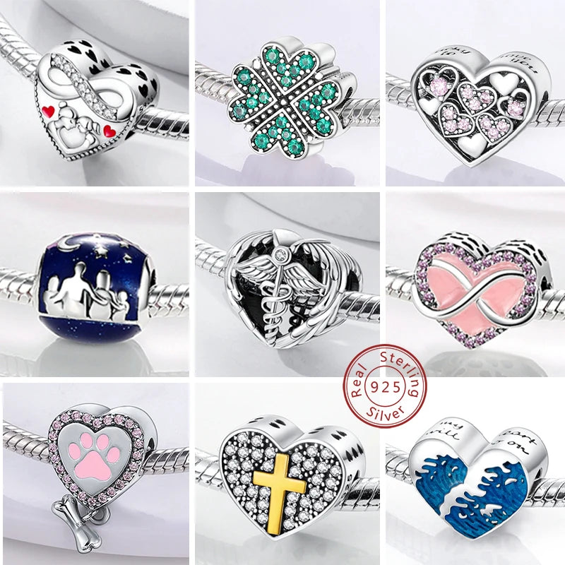 Charm Heiße Verkäufe 925 Sterling Silber Charms Perlen CZ Pave Runde Clip Charms Fit Original Armband Halskette Charms Schmuck Geschenk