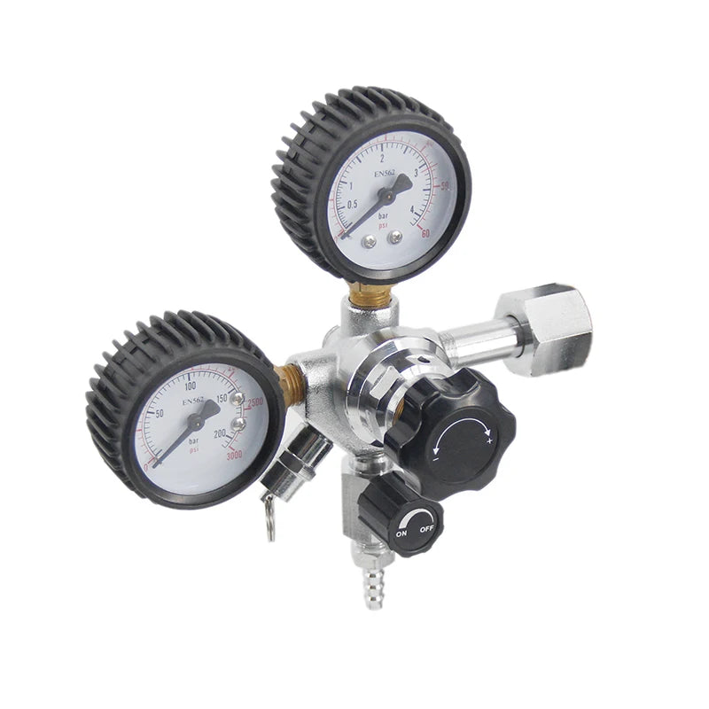 Heavy Duty Dual Gauge CO2 Regler Homebrew Fass Bier Vom Fass Kegerators Regler Sicherheit Druck Relief Ventil